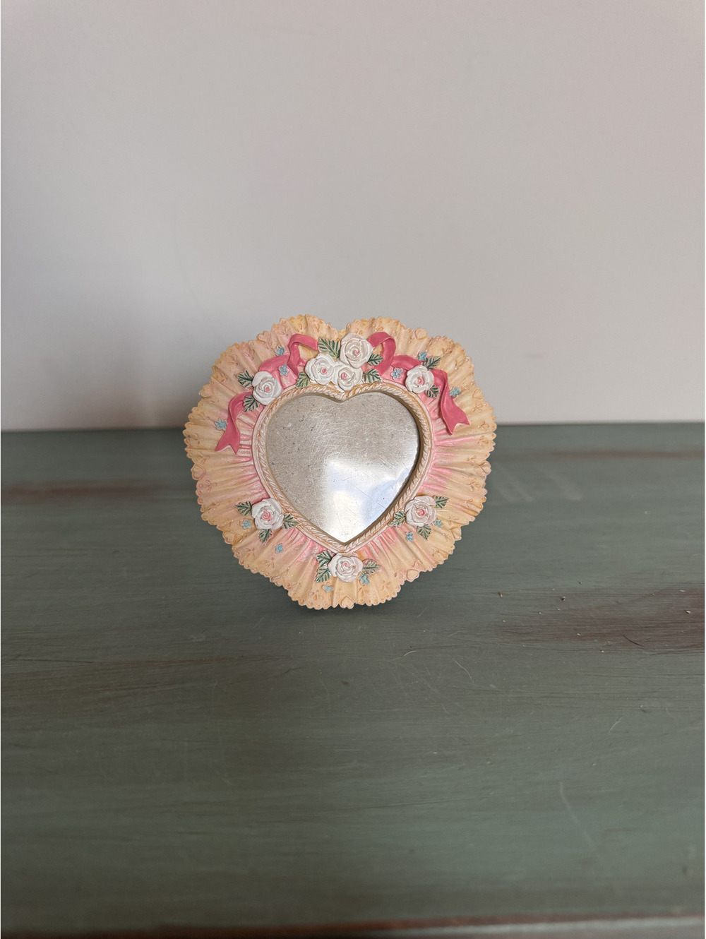 VTG 1990 Heart Feminine Mini Photo Frame